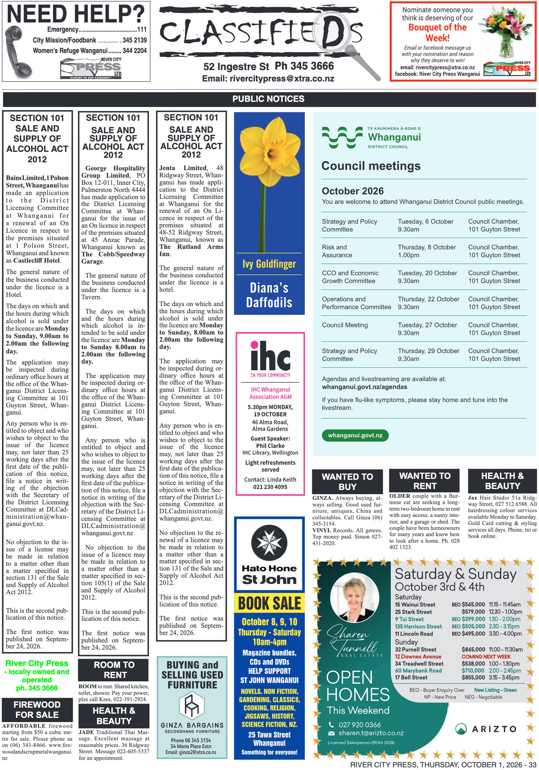 Page 33 of the 1 October 2026 edition