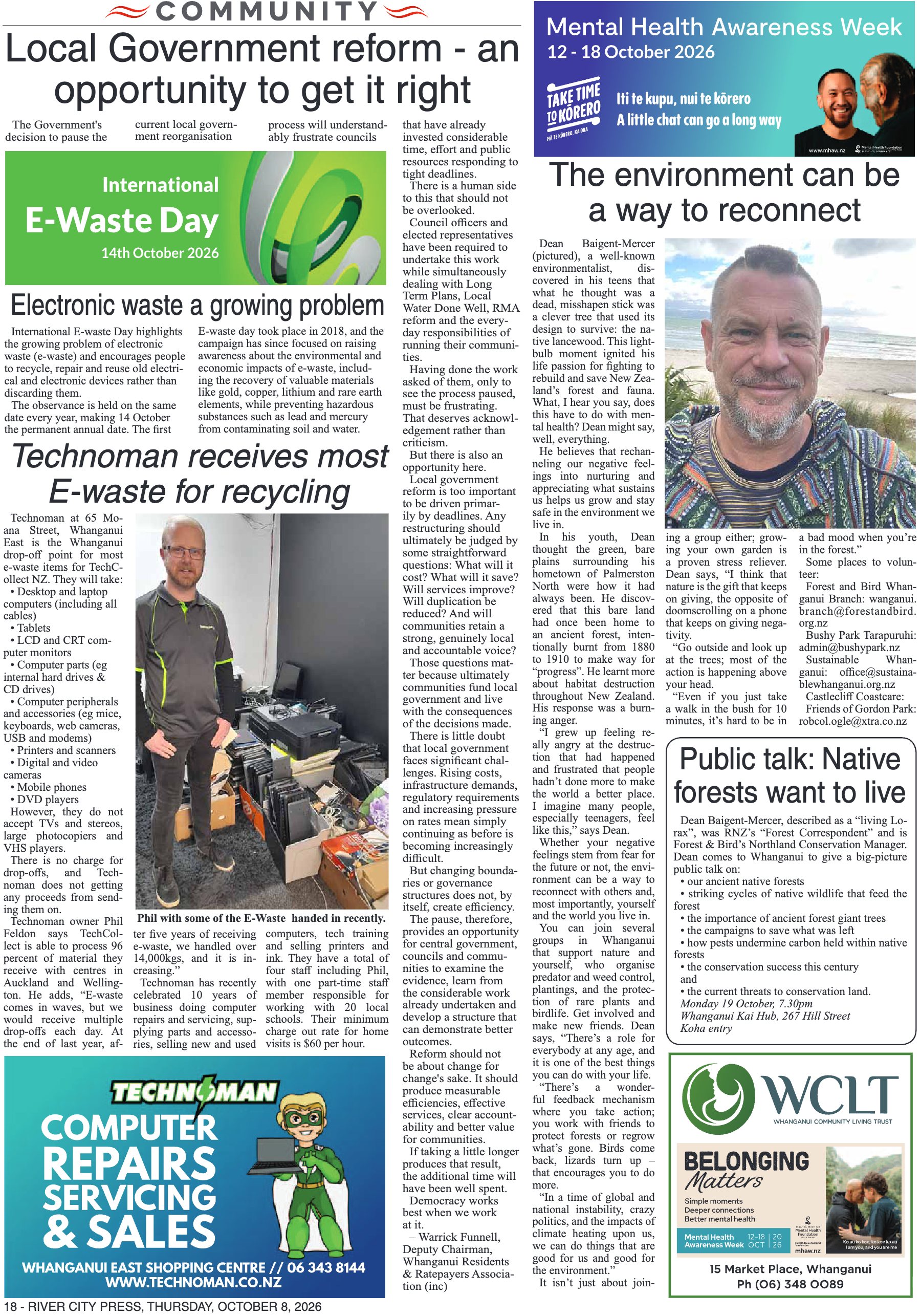 Page 18 of the 8 October 2026 edition