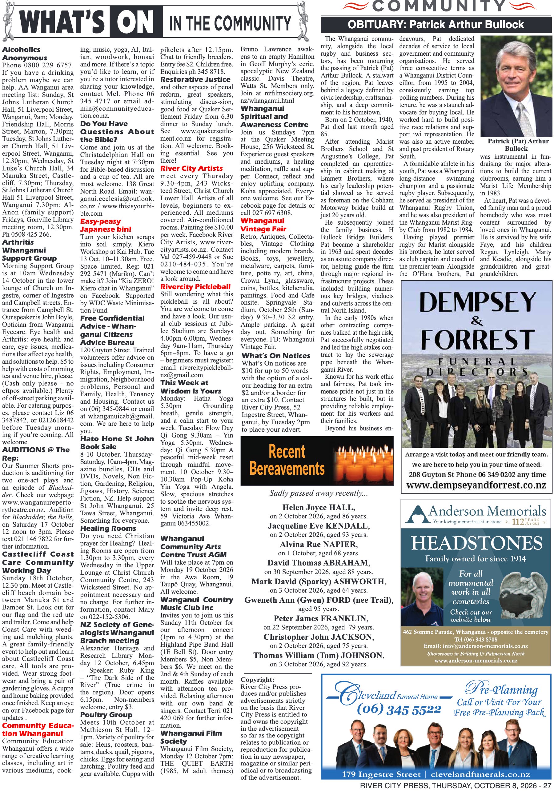 Page 27 of the 8 October 2026 edition