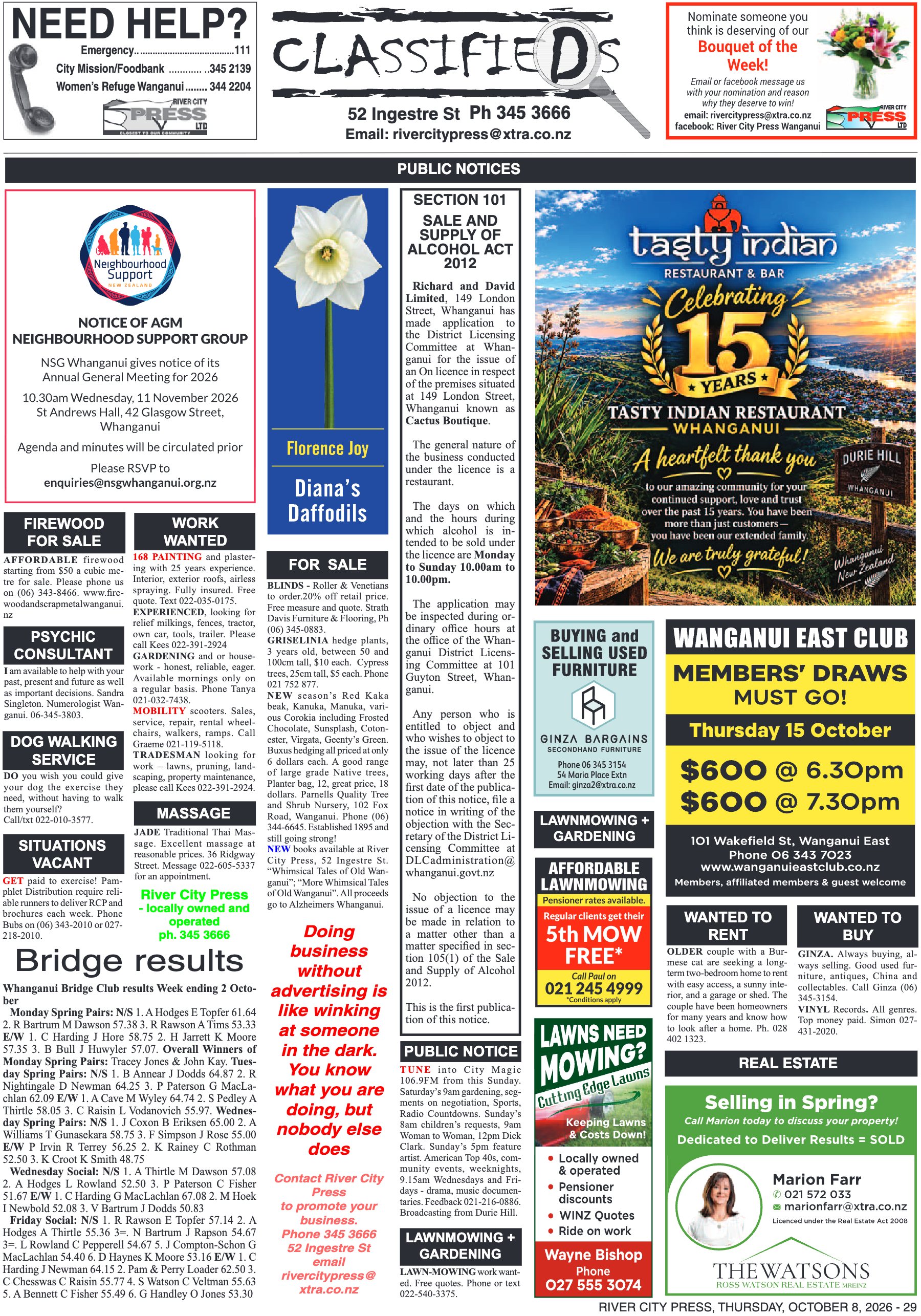 Page 29 of the 8 October 2026 edition