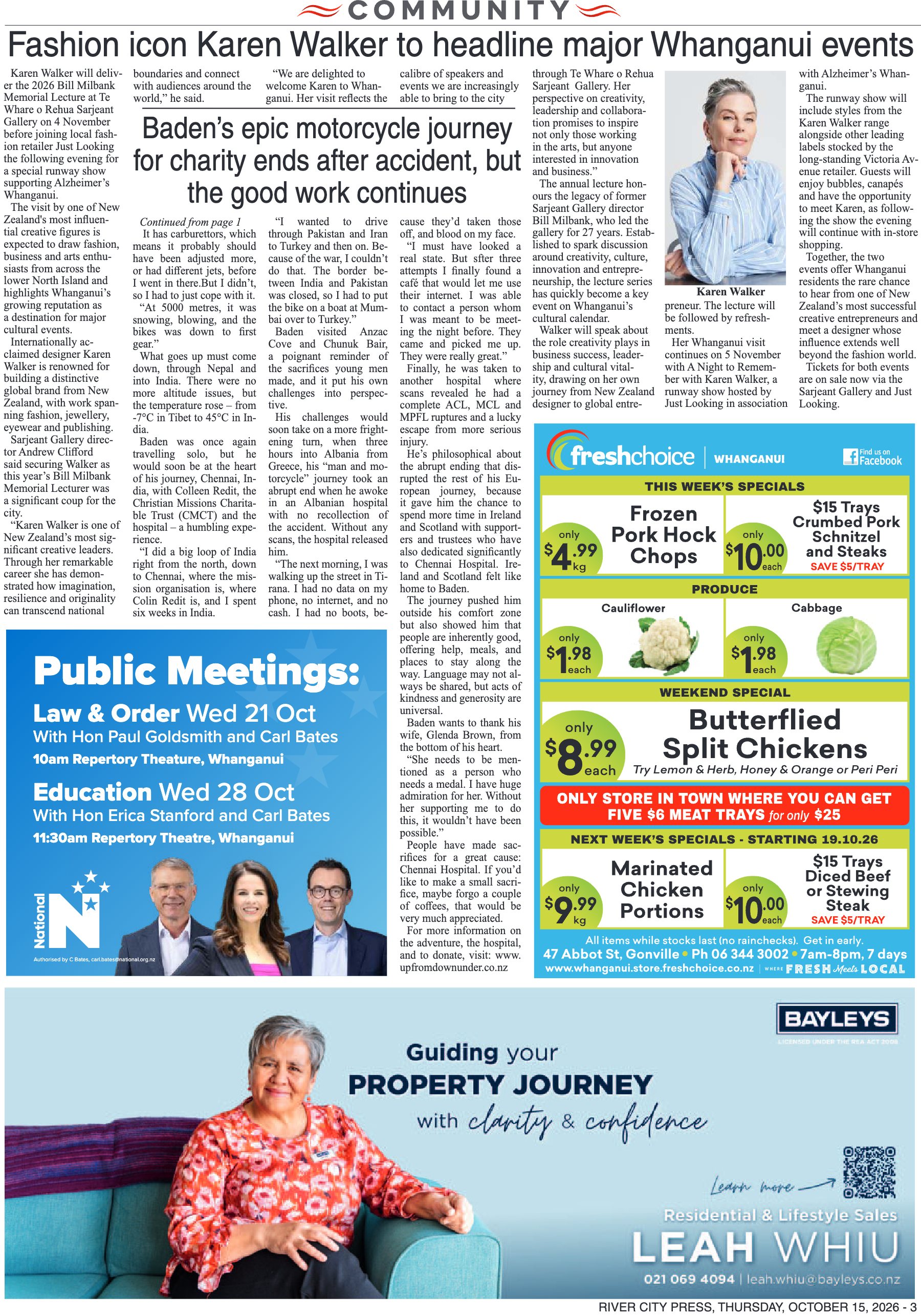 Page 3 of the 15 October 2026 edition
