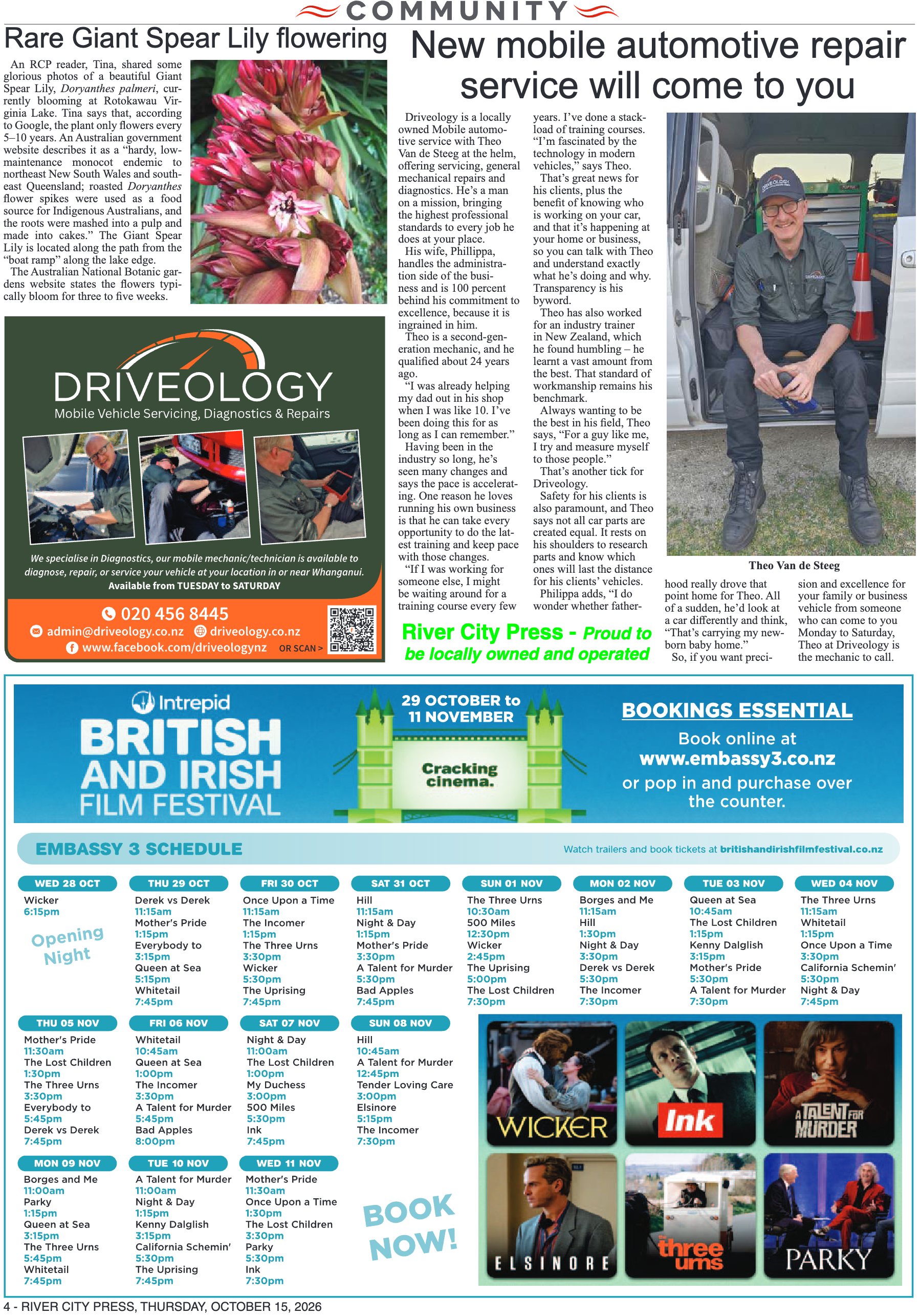 Page 4 of the 15 October 2026 edition
