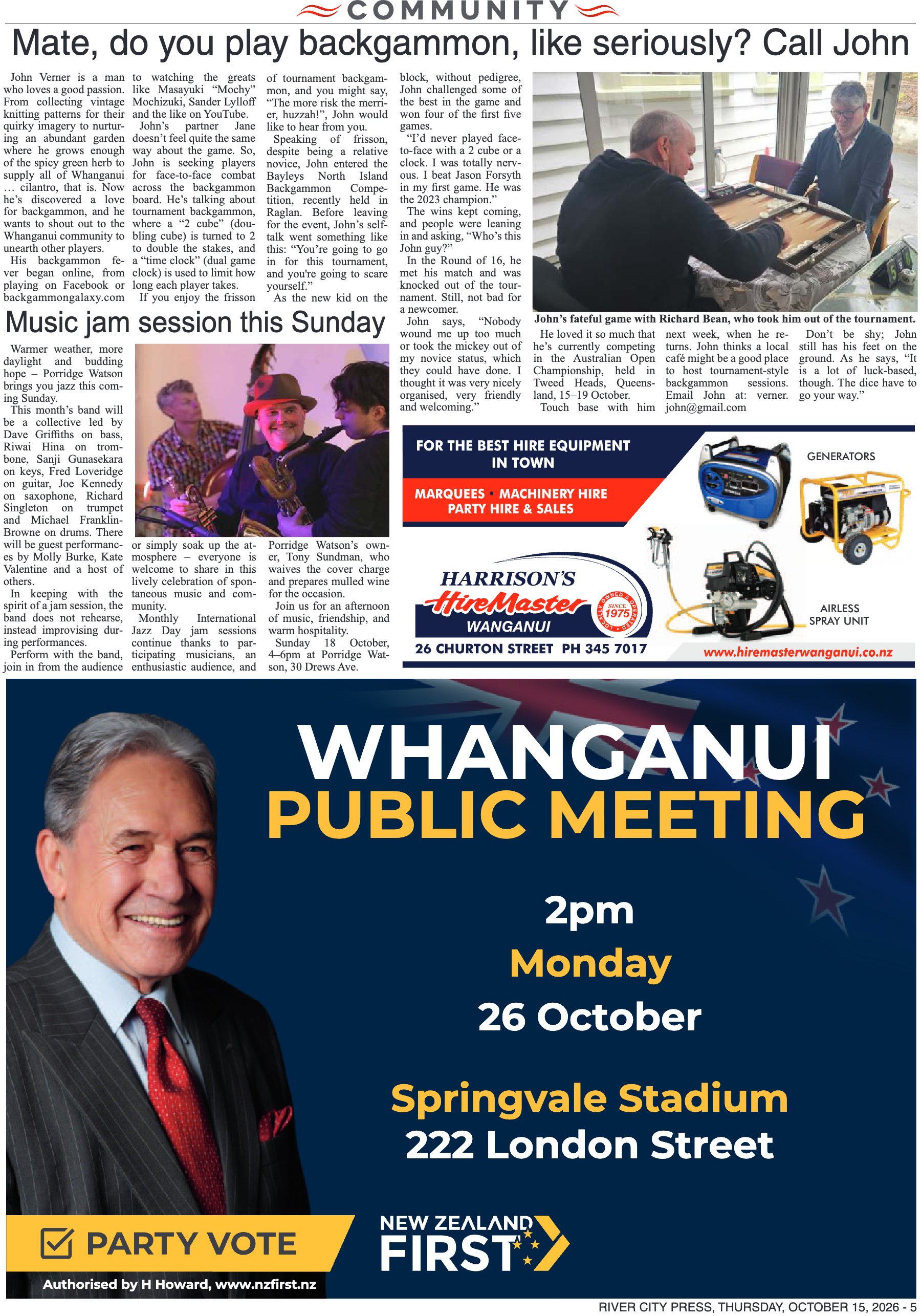 Page 5 of the 15 October 2026 edition