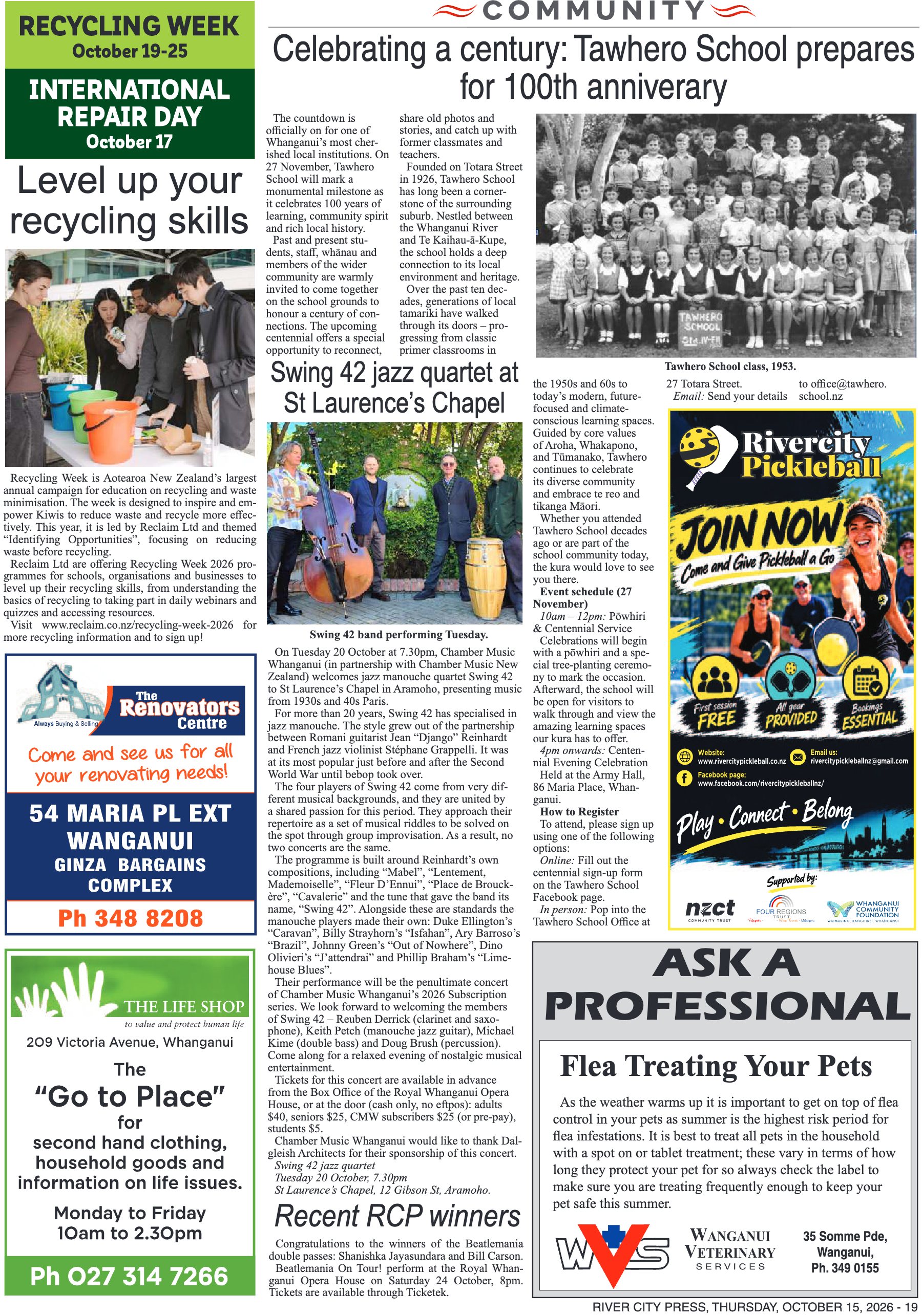 Page 19 of the 15 October 2026 edition