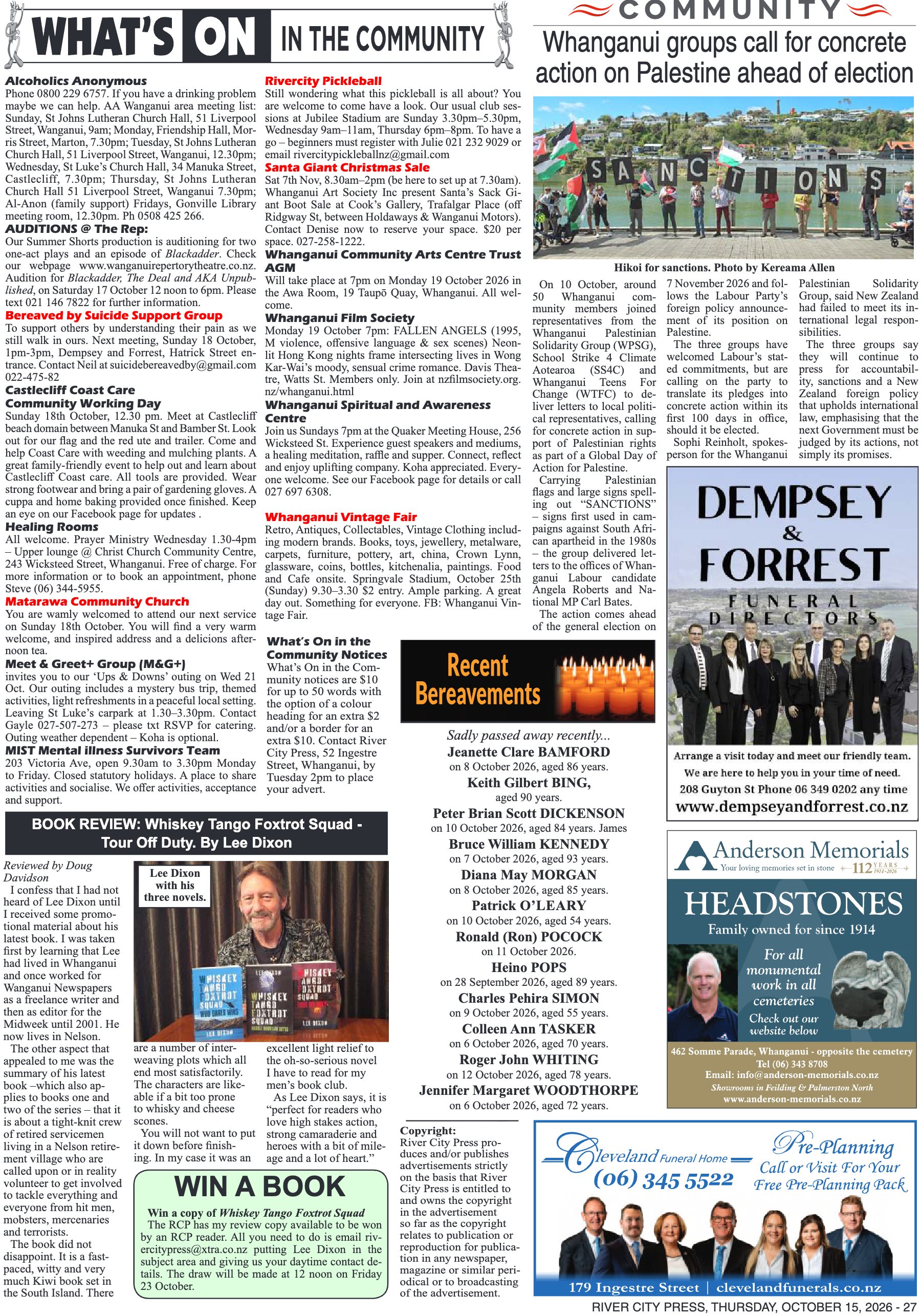 Page 27 of the 15 October 2026 edition