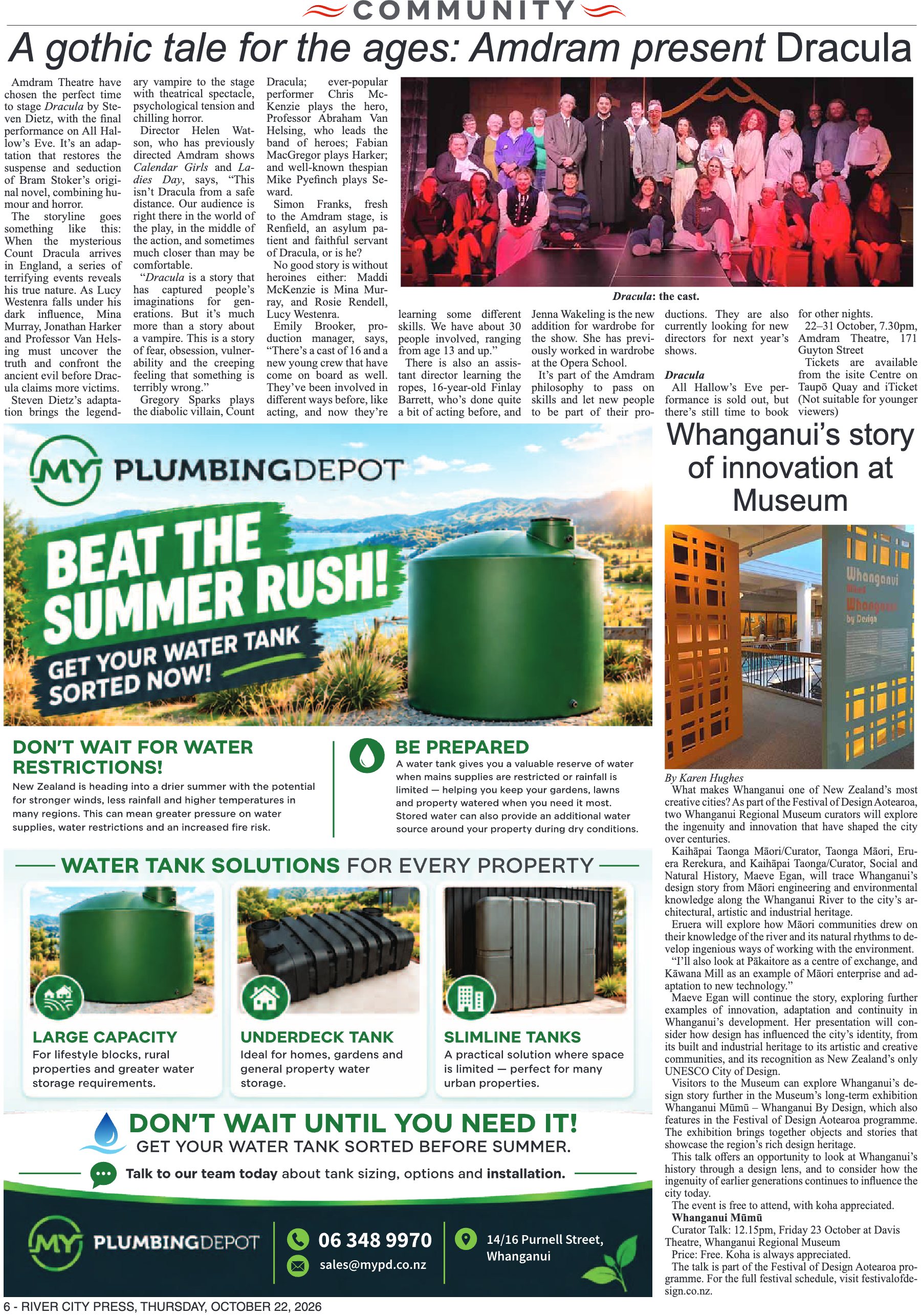 Page 6 of the 22 October 2026 edition