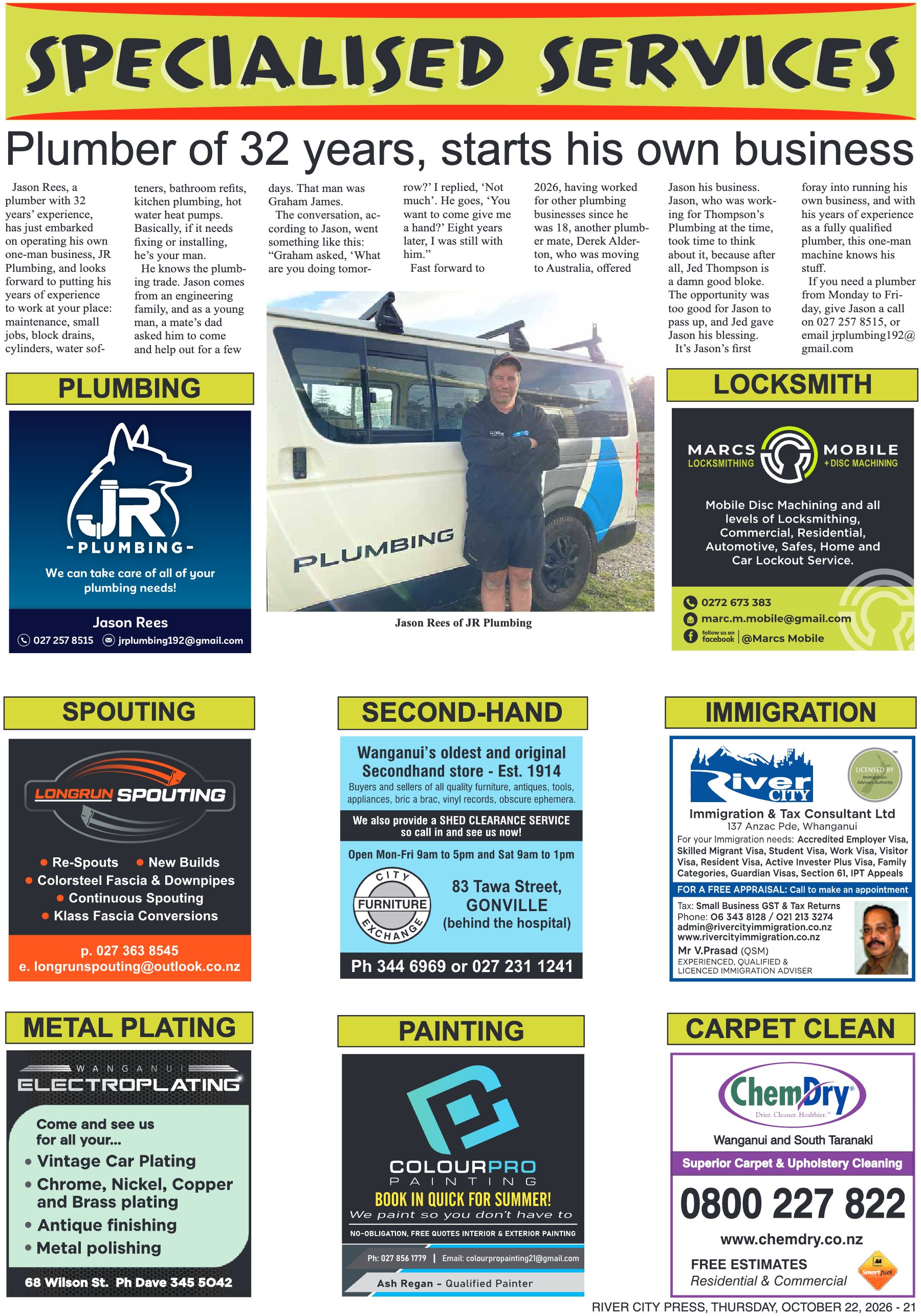 Page 21 of the 22 October 2026 edition