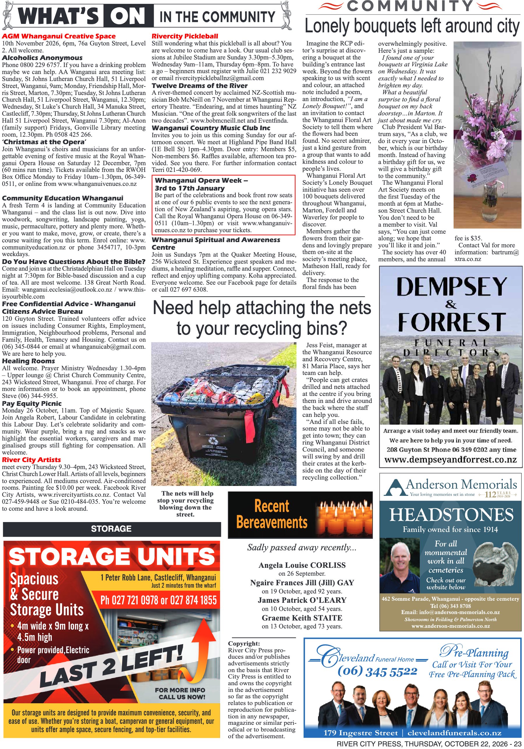 Page 23 of the 22 October 2026 edition