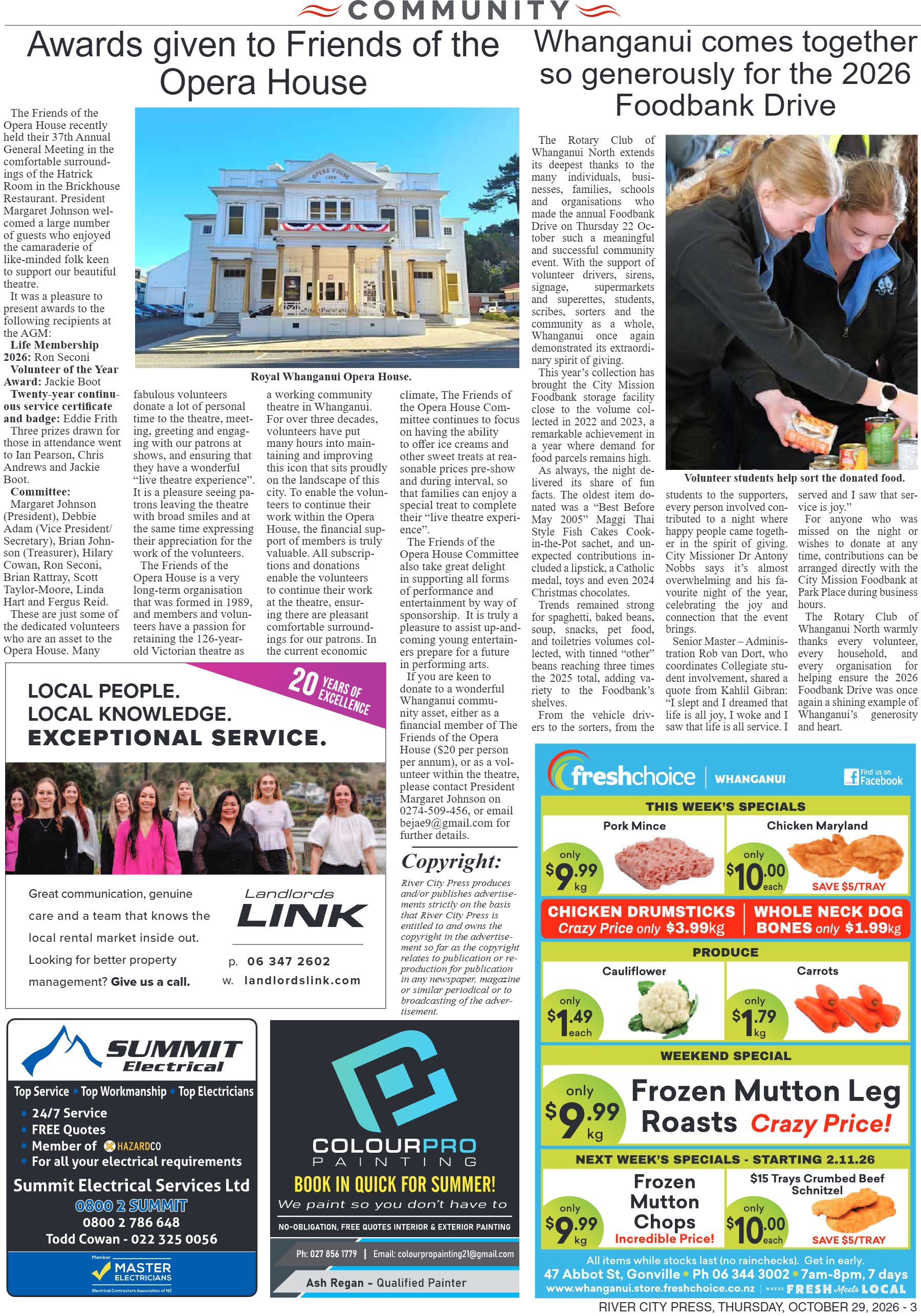 Page 3 of the 29 October 2026 edition
