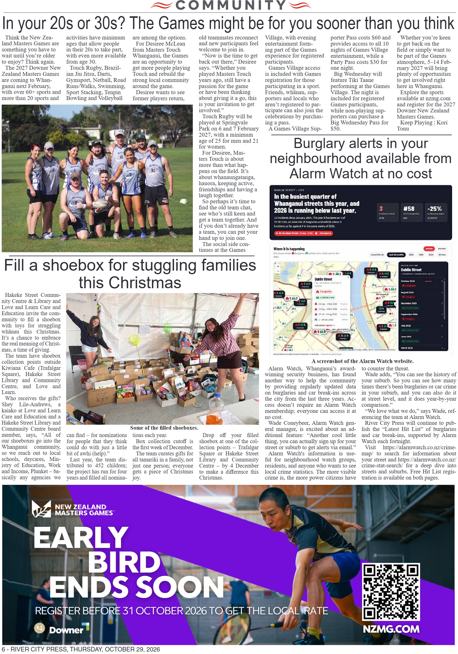 Page 6 of the 29 October 2026 edition