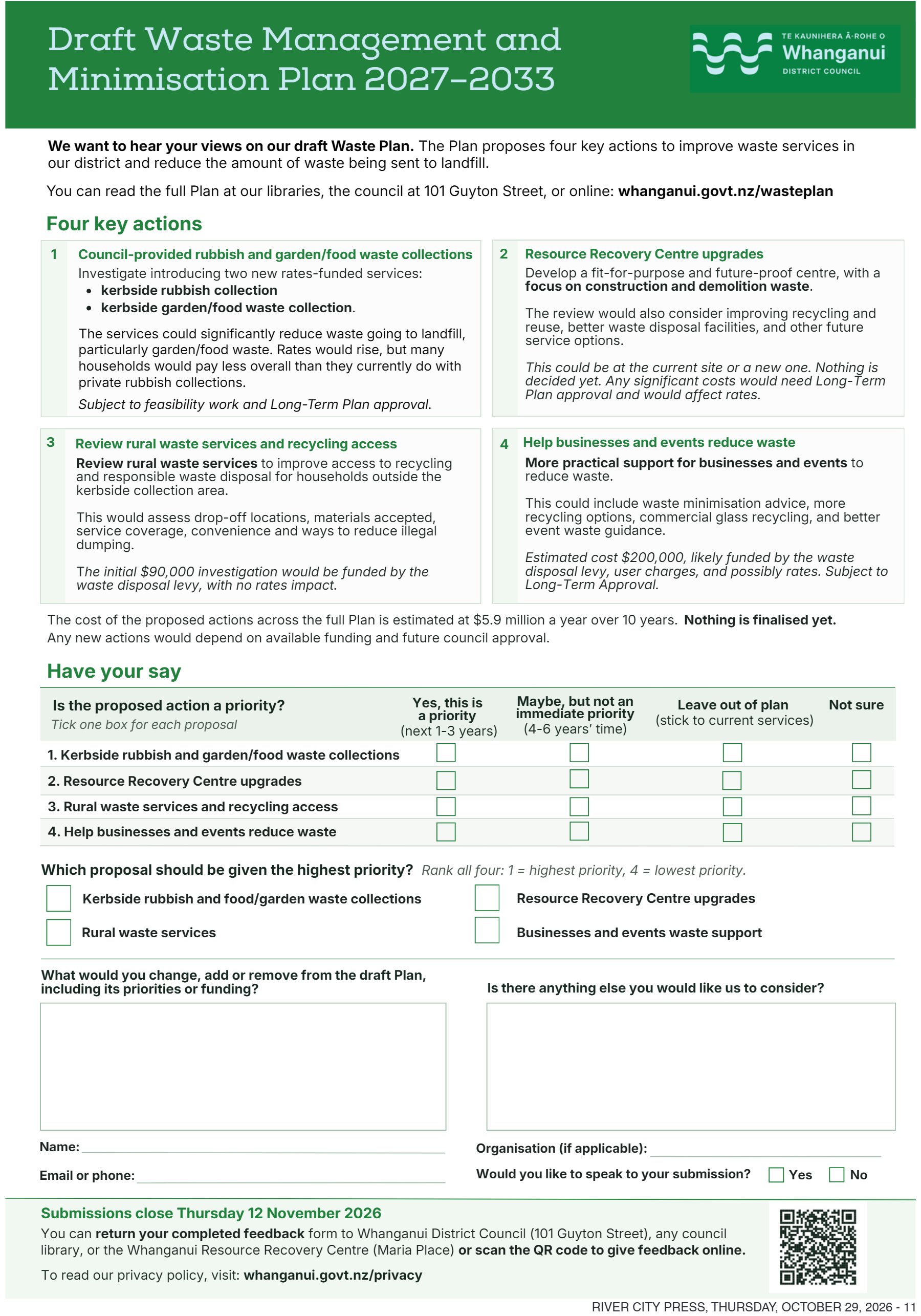Page 11 of the 29 October 2026 edition