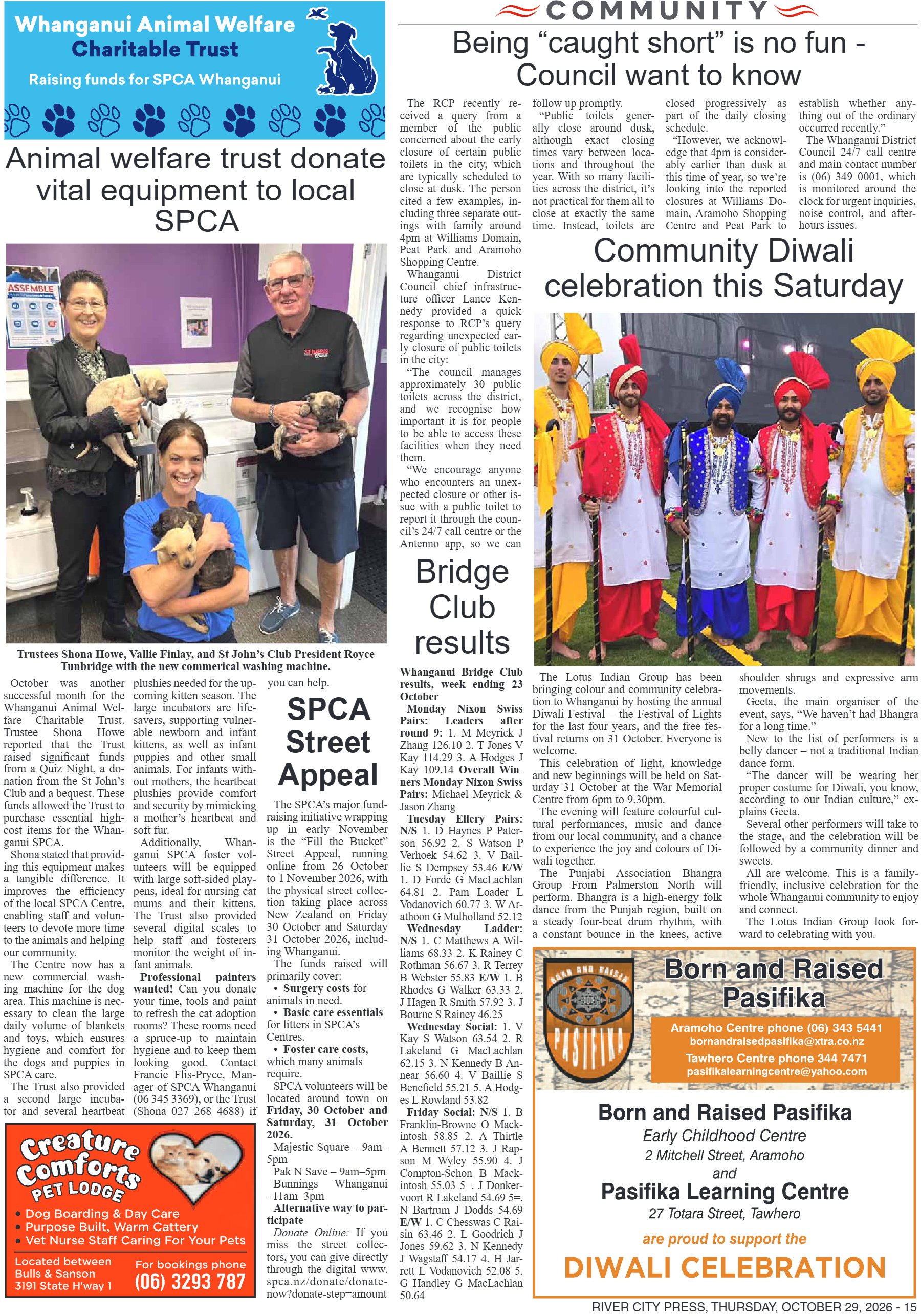 Page 15 of the 29 October 2026 edition