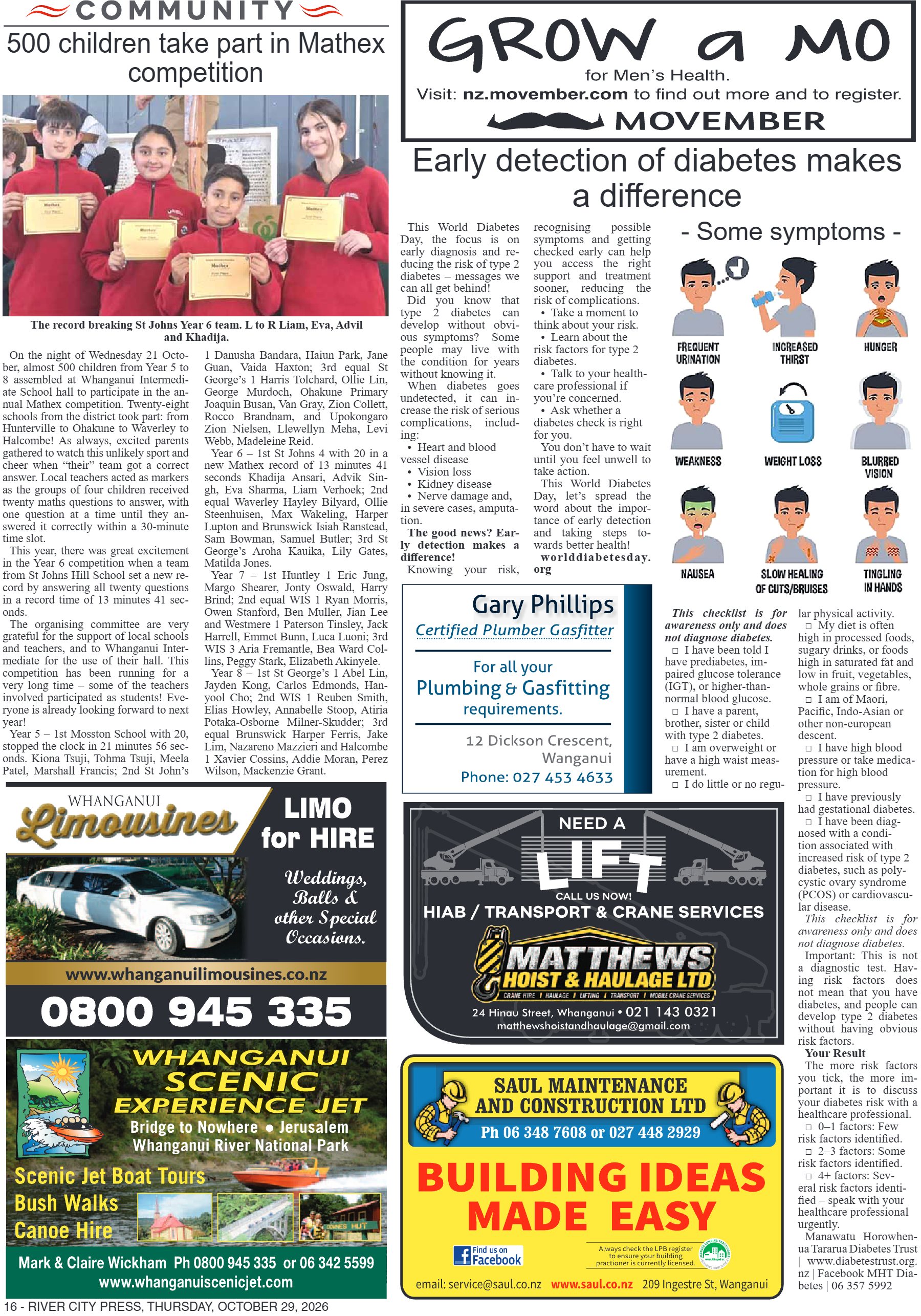 Page 16 of the 29 October 2026 edition