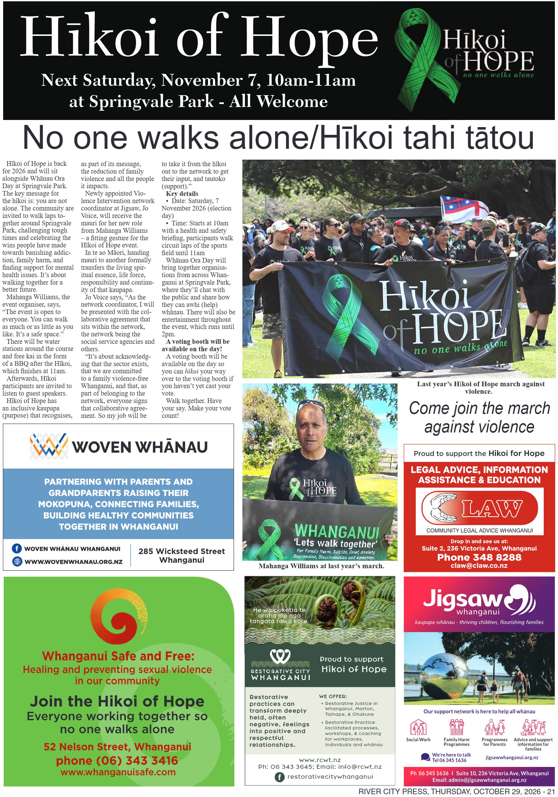 Page 21 of the 29 October 2026 edition