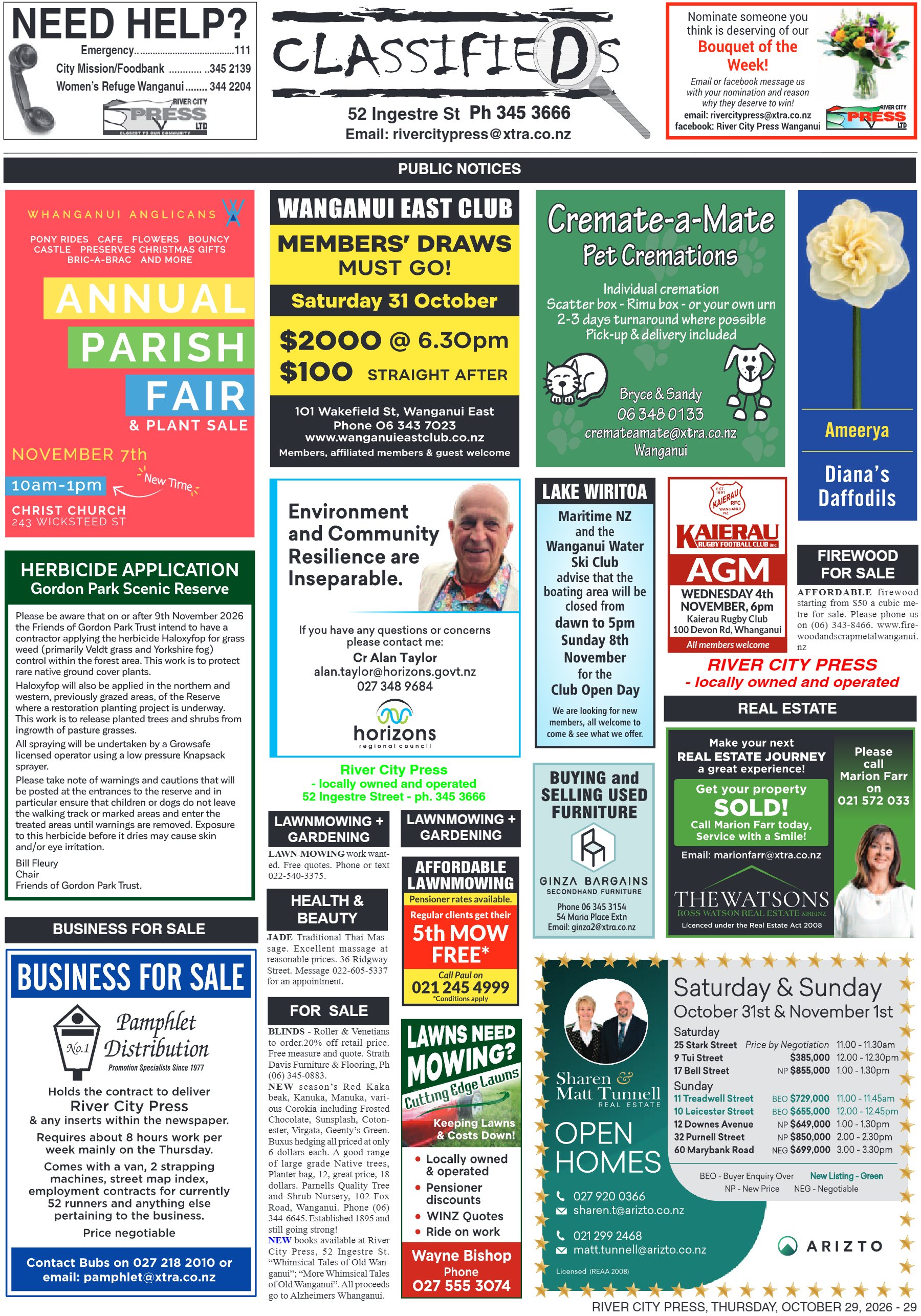 Page 29 of the 29 October 2026 edition